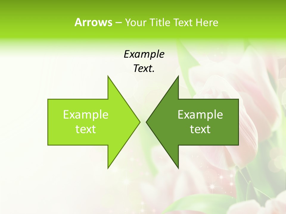 Art Tulip Background PowerPoint Template