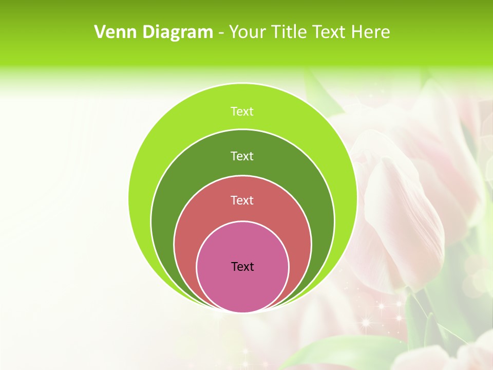 Art Tulip Background PowerPoint Template