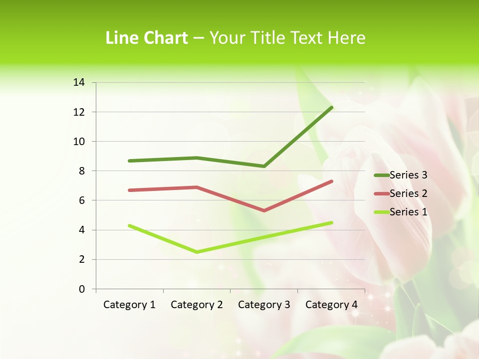 Art Tulip Background PowerPoint Template