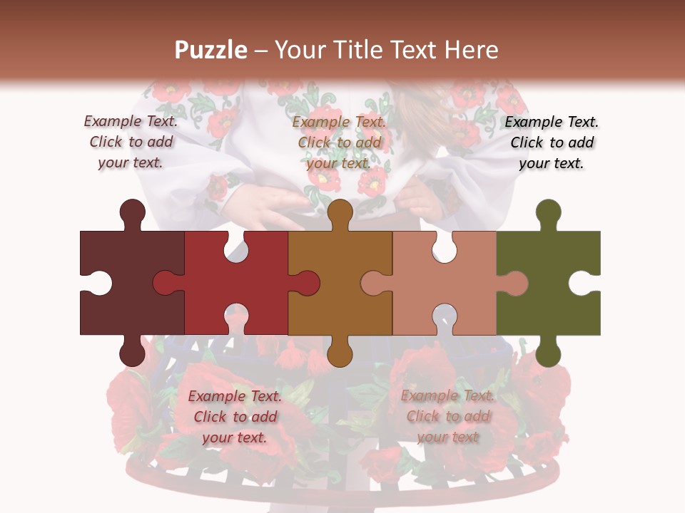 Beautiful Joy Girl PowerPoint Template