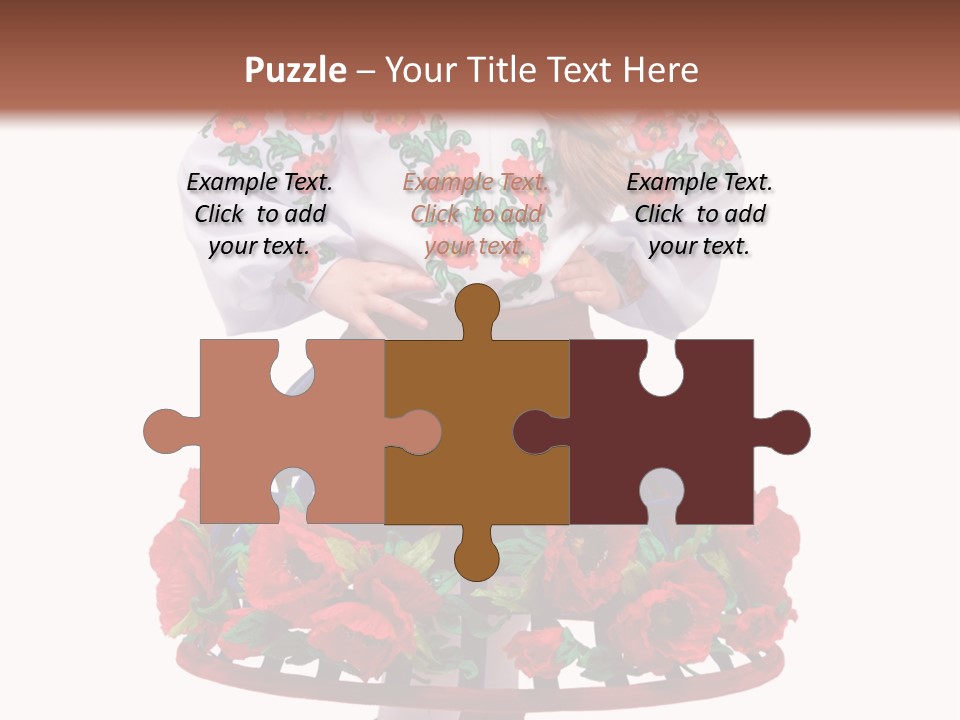 Beautiful Joy Girl PowerPoint Template