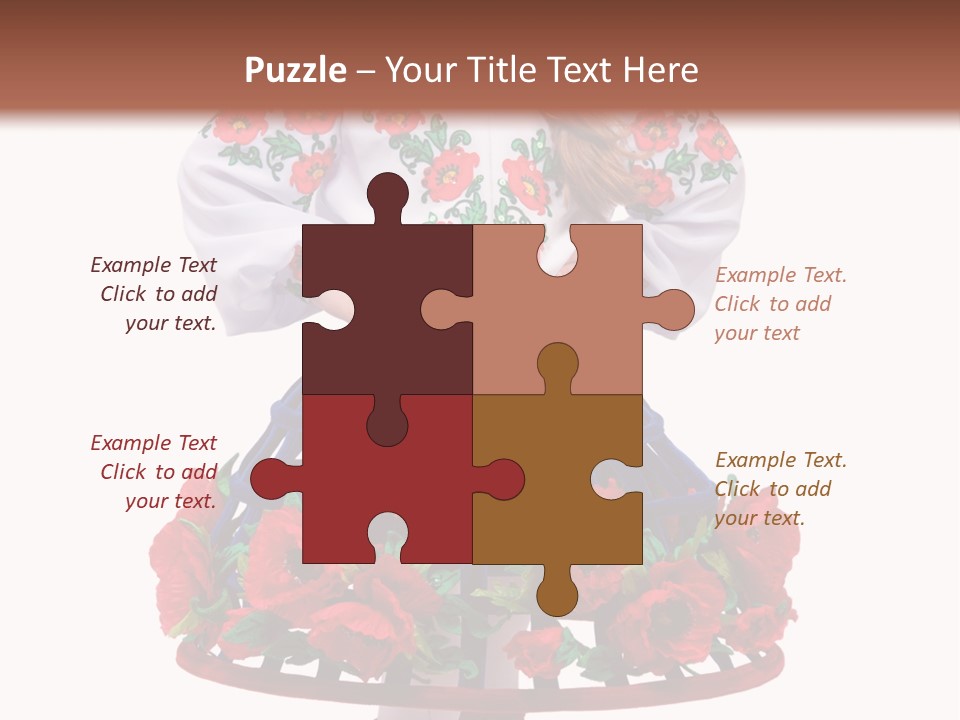 Beautiful Joy Girl PowerPoint Template