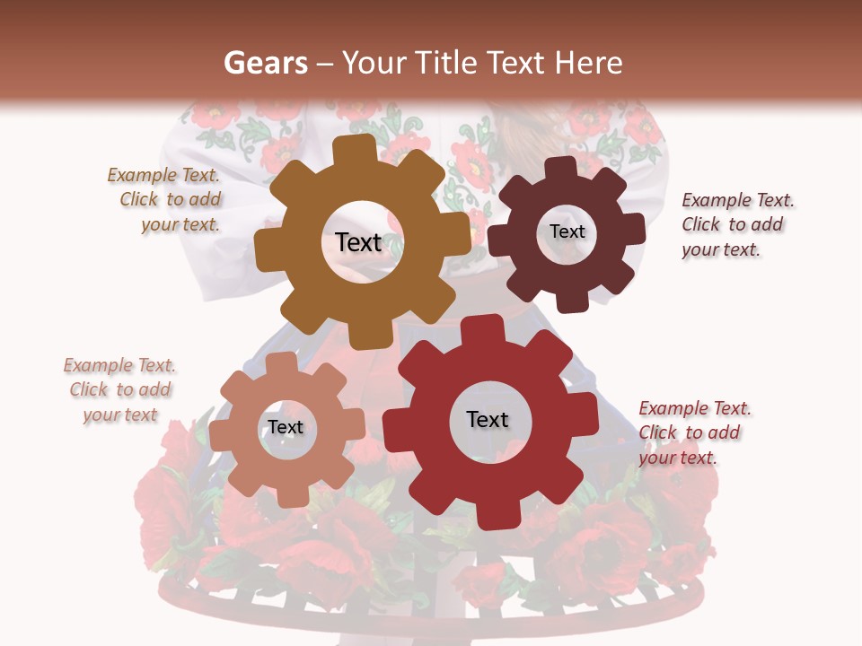 Beautiful Joy Girl PowerPoint Template