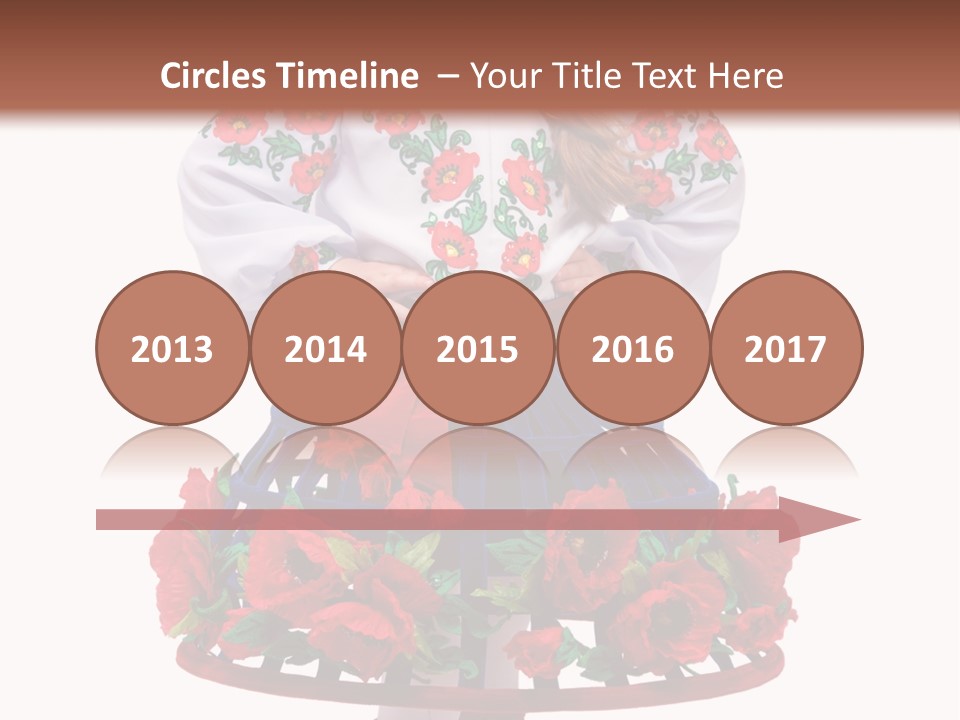 Beautiful Joy Girl PowerPoint Template