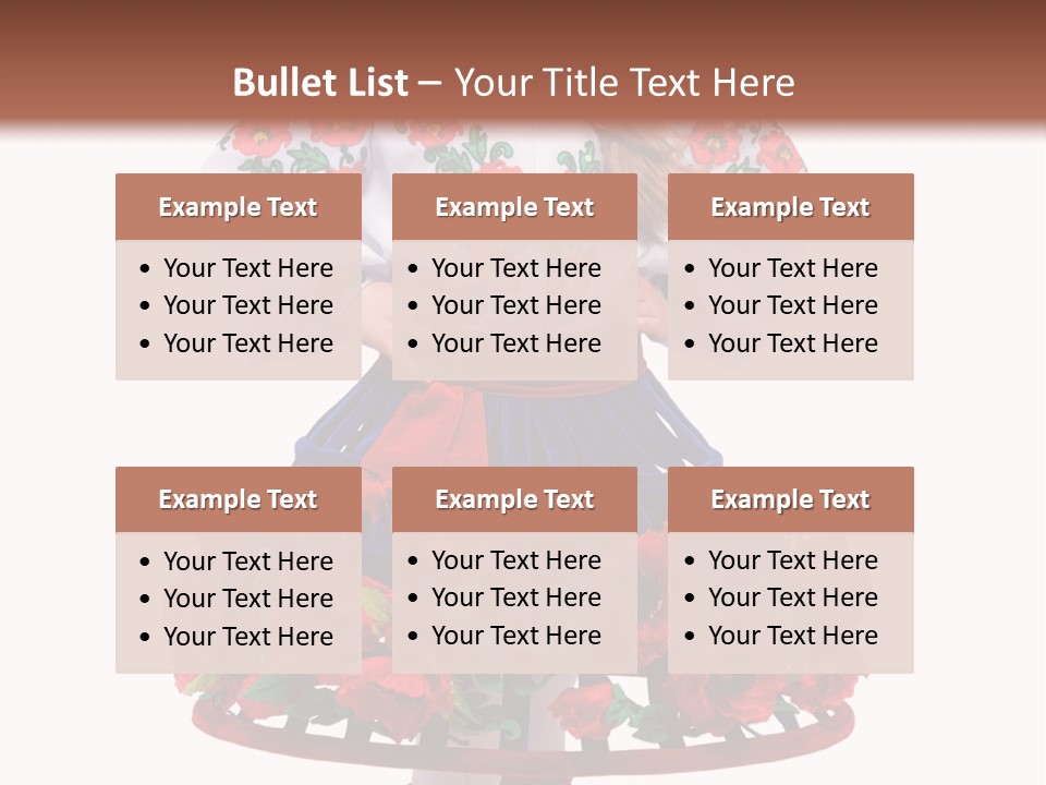 Beautiful Joy Girl PowerPoint Template