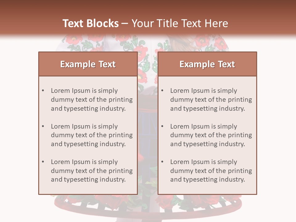 Beautiful Joy Girl PowerPoint Template