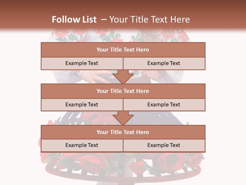 Beautiful Joy Girl PowerPoint Template