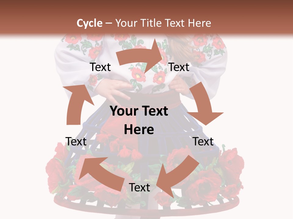 Beautiful Joy Girl PowerPoint Template