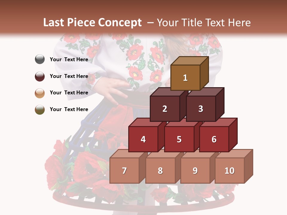 Beautiful Joy Girl PowerPoint Template