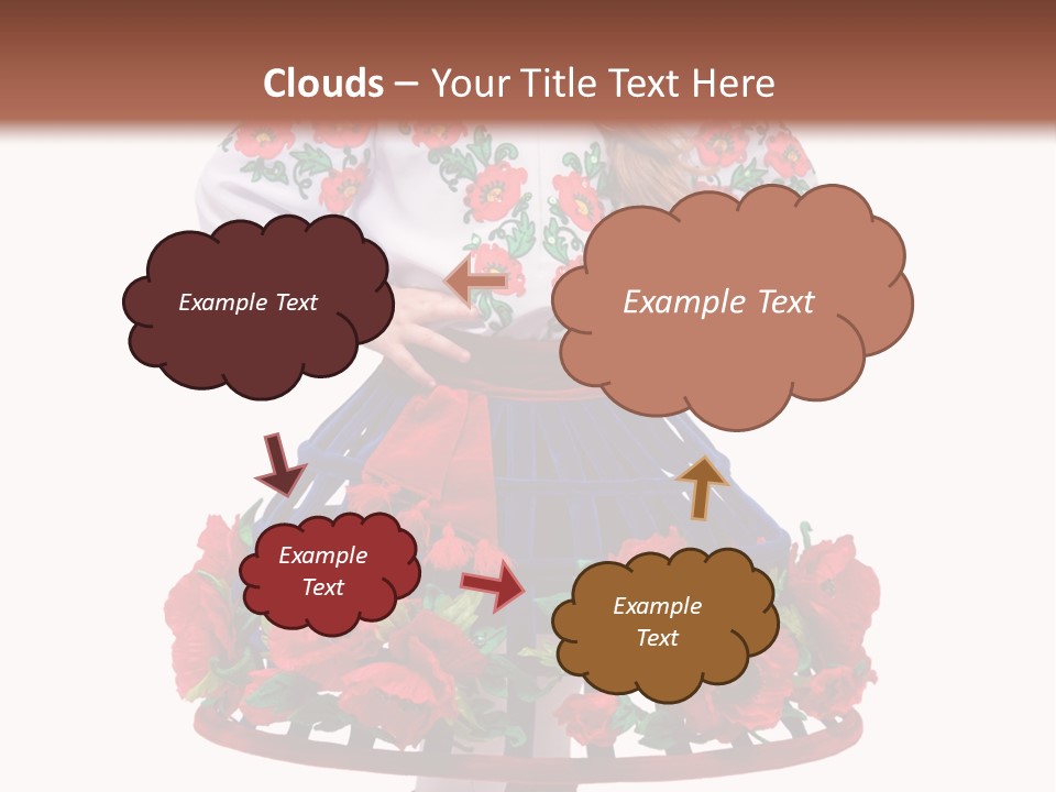 Beautiful Joy Girl PowerPoint Template