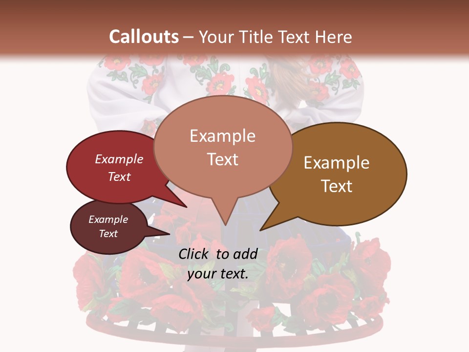 Beautiful Joy Girl PowerPoint Template