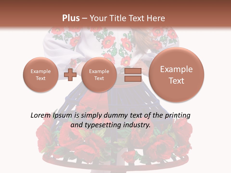 Beautiful Joy Girl PowerPoint Template