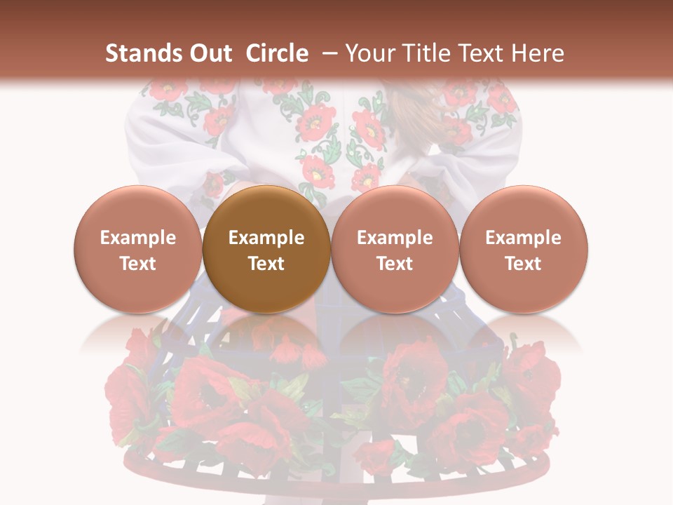 Beautiful Joy Girl PowerPoint Template