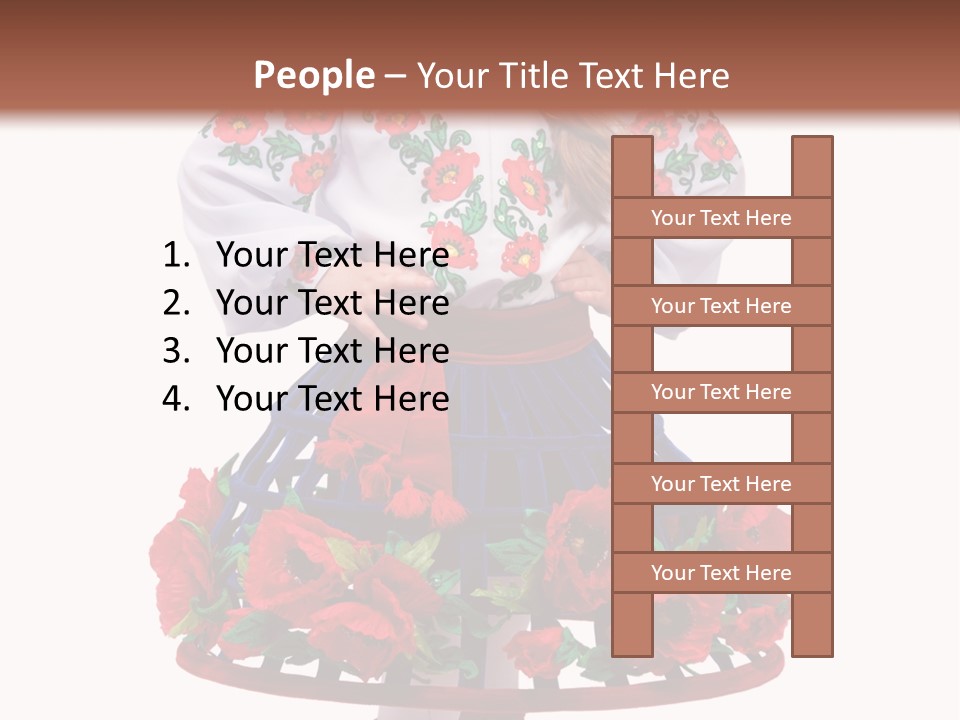 Beautiful Joy Girl PowerPoint Template