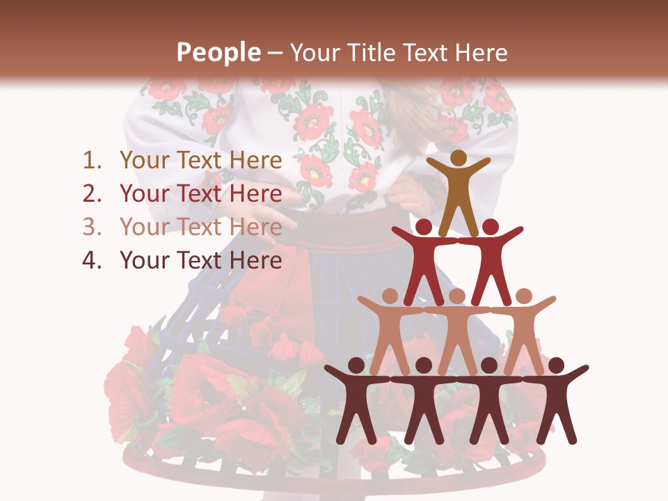 Beautiful Joy Girl PowerPoint Template