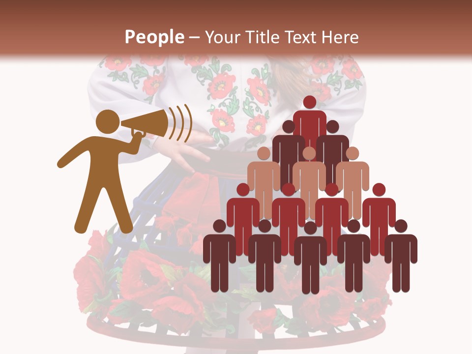 Beautiful Joy Girl PowerPoint Template