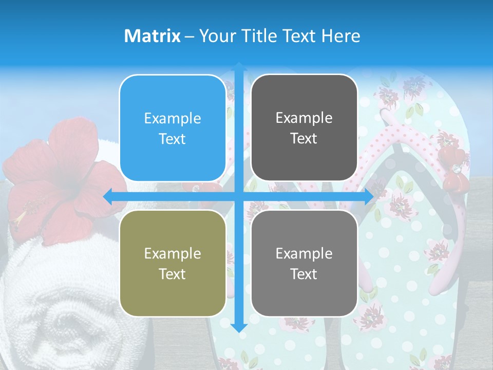 Exotic Footwear Accessory PowerPoint Template