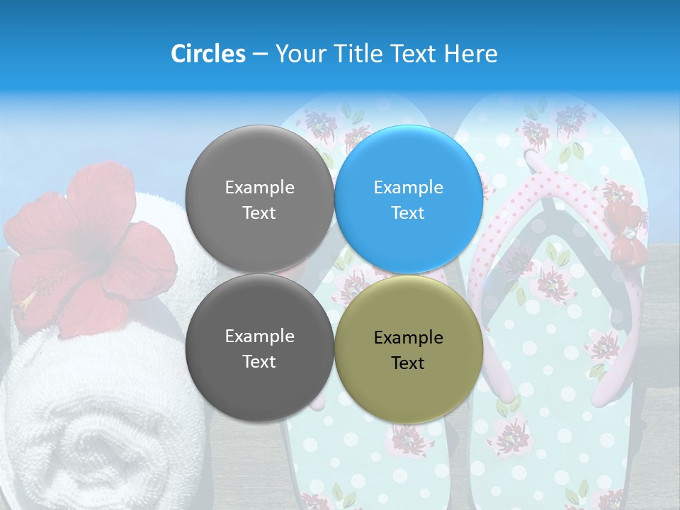 Exotic Footwear Accessory PowerPoint Template