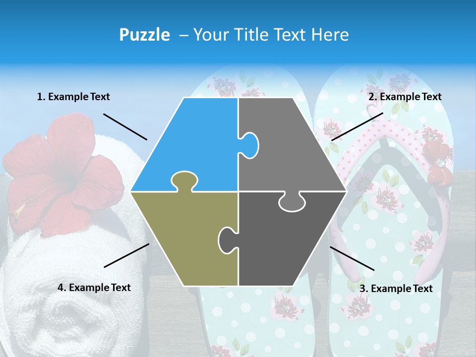 Exotic Footwear Accessory PowerPoint Template