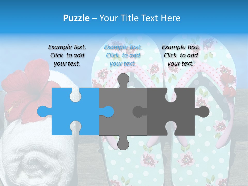 Exotic Footwear Accessory PowerPoint Template