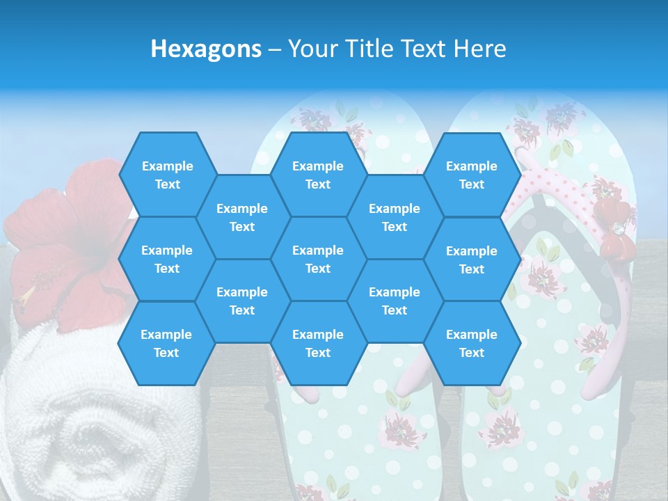 Exotic Footwear Accessory PowerPoint Template