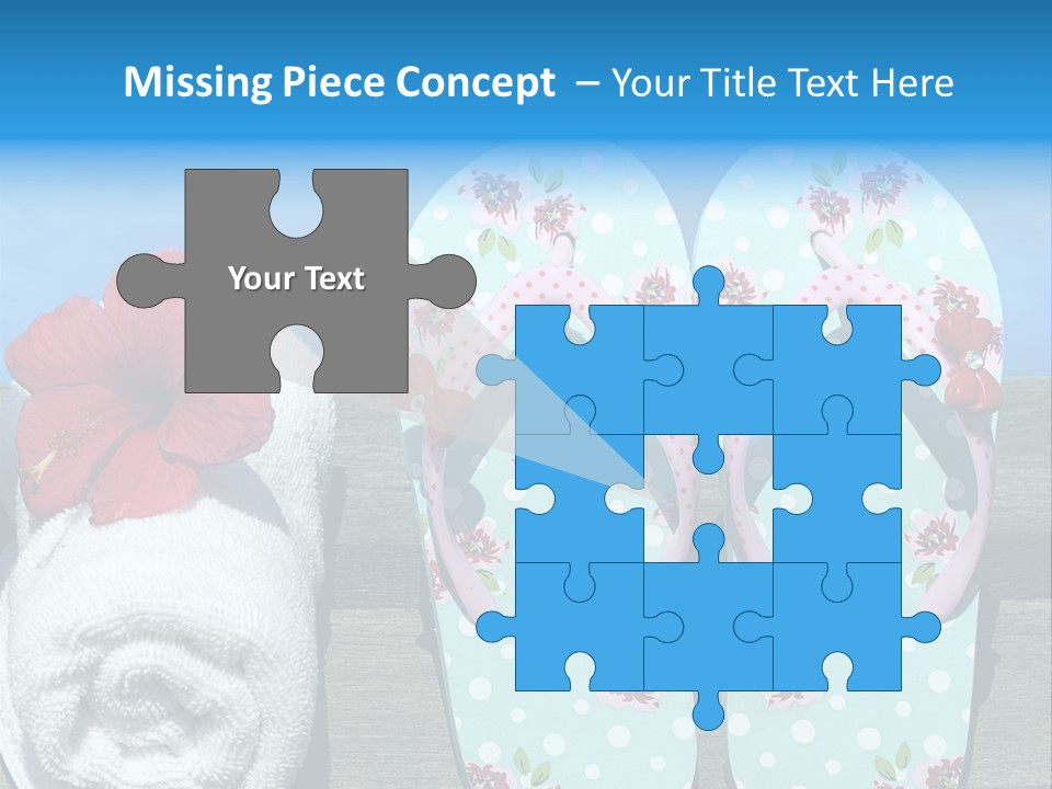 Exotic Footwear Accessory PowerPoint Template