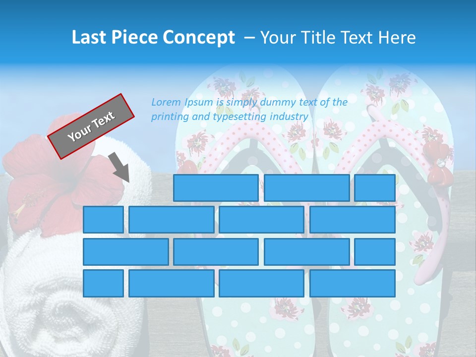 Exotic Footwear Accessory PowerPoint Template