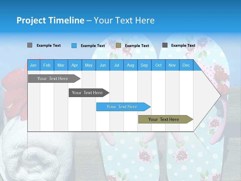 Exotic Footwear Accessory PowerPoint Template