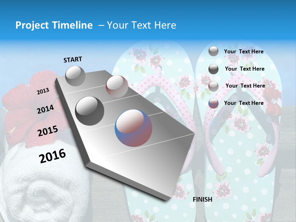 Exotic Footwear Accessory PowerPoint Template