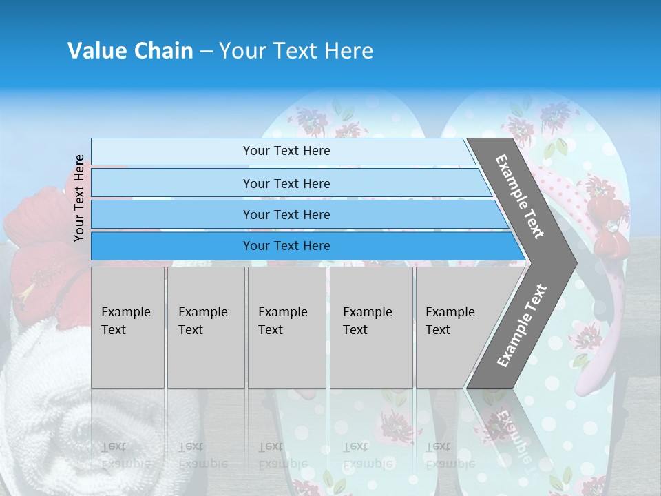 Exotic Footwear Accessory PowerPoint Template