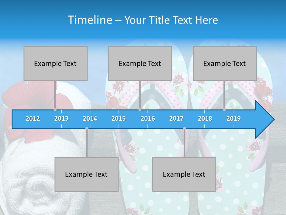 Exotic Footwear Accessory PowerPoint Template