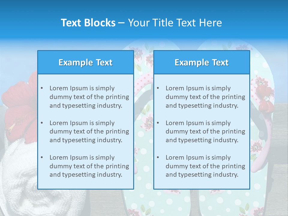 Exotic Footwear Accessory PowerPoint Template