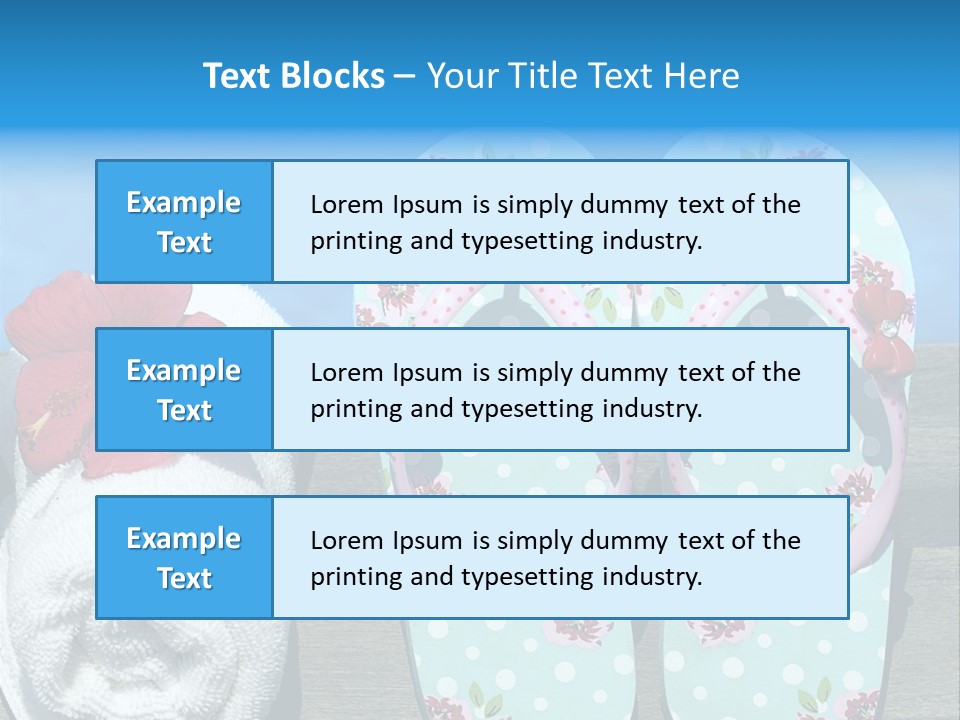 Exotic Footwear Accessory PowerPoint Template