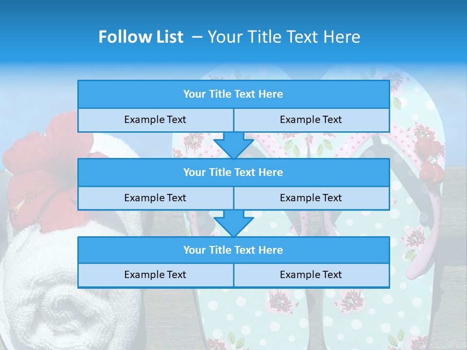 Exotic Footwear Accessory PowerPoint Template