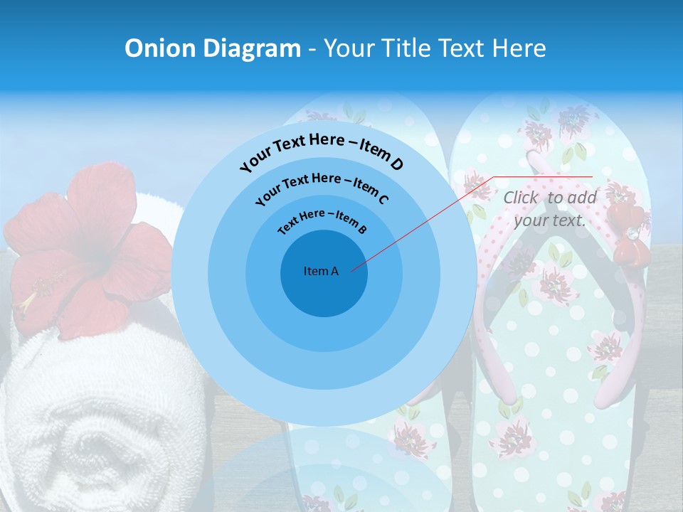 Exotic Footwear Accessory PowerPoint Template