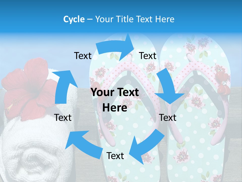 Exotic Footwear Accessory PowerPoint Template