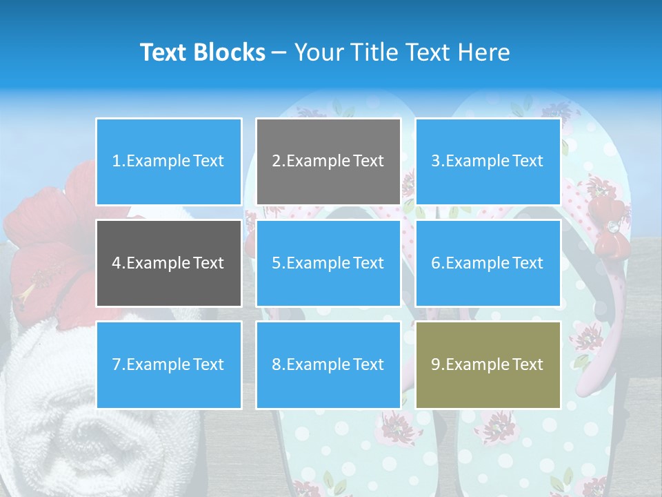 Exotic Footwear Accessory PowerPoint Template