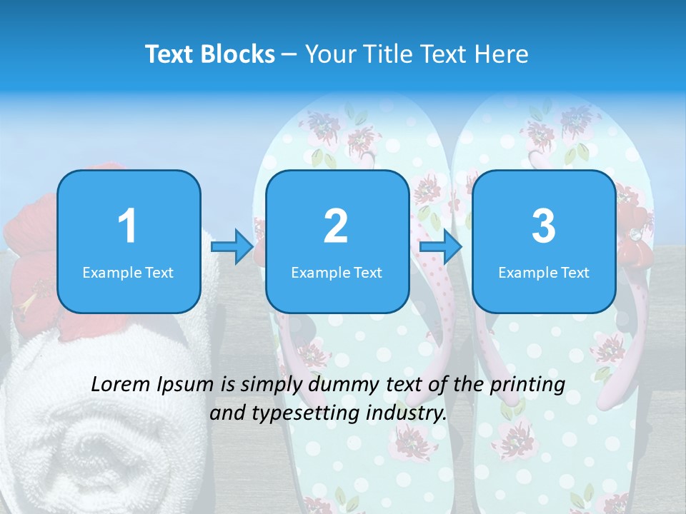 Exotic Footwear Accessory PowerPoint Template