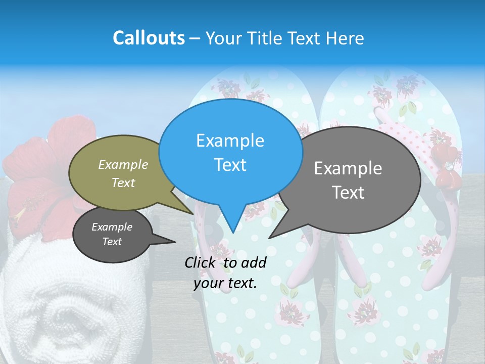 Exotic Footwear Accessory PowerPoint Template