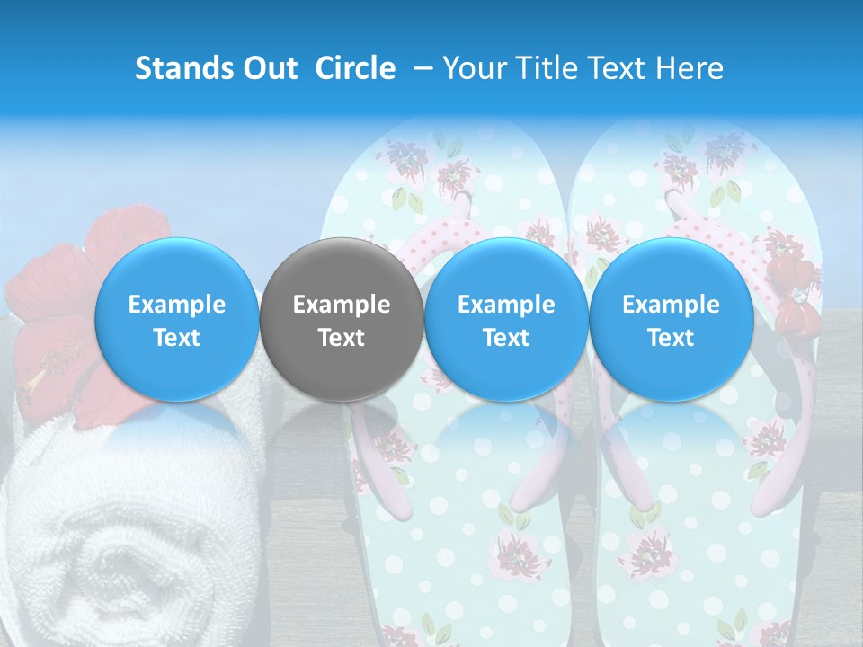 Exotic Footwear Accessory PowerPoint Template