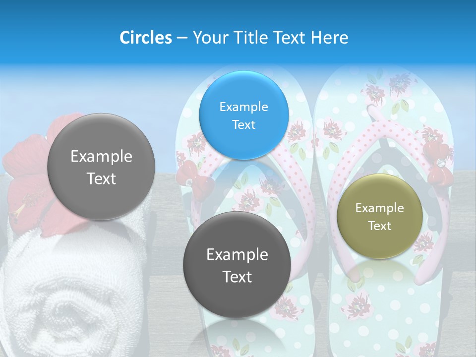 Exotic Footwear Accessory PowerPoint Template