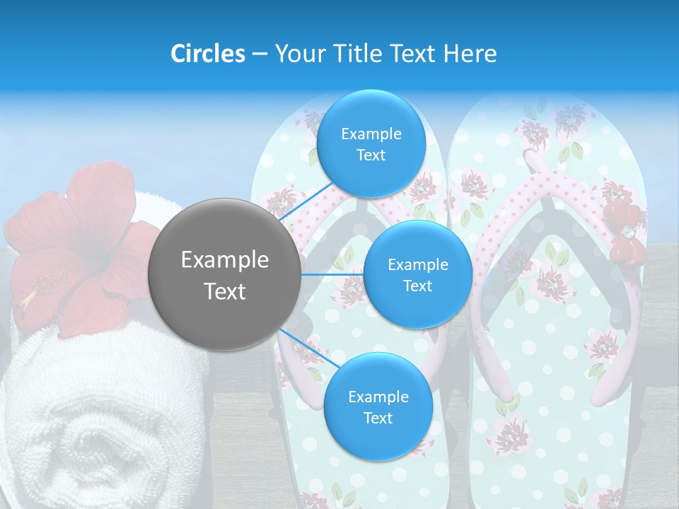 Exotic Footwear Accessory PowerPoint Template