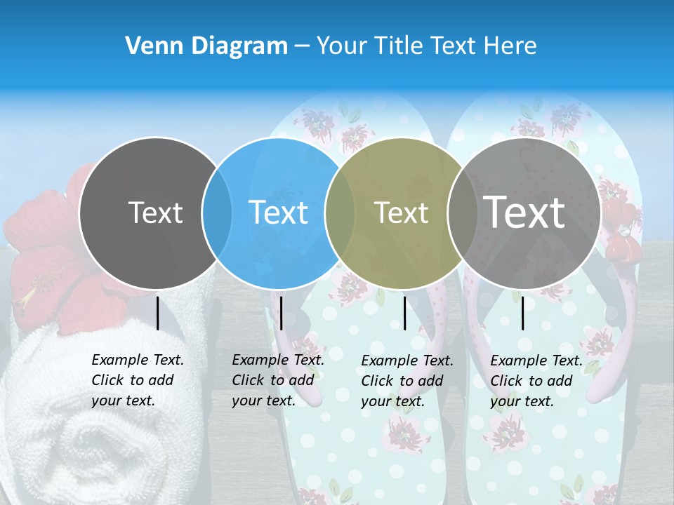 Exotic Footwear Accessory PowerPoint Template