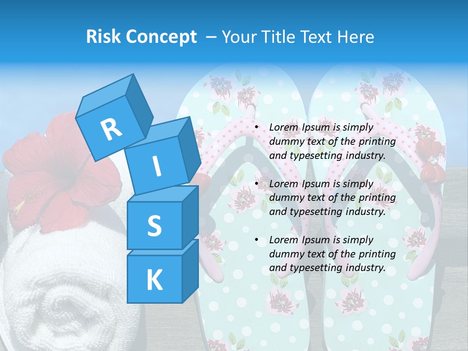 Exotic Footwear Accessory PowerPoint Template