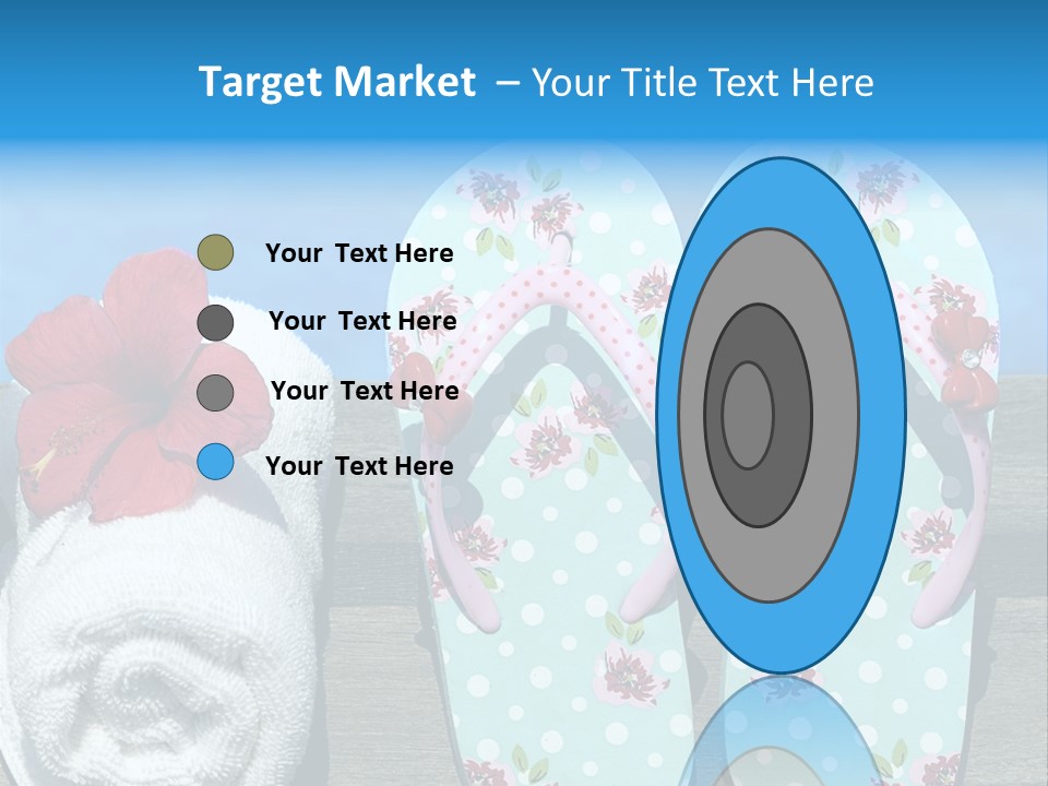 Exotic Footwear Accessory PowerPoint Template