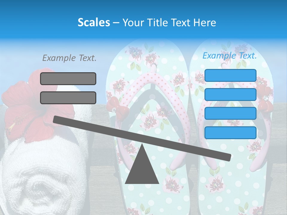 Exotic Footwear Accessory PowerPoint Template