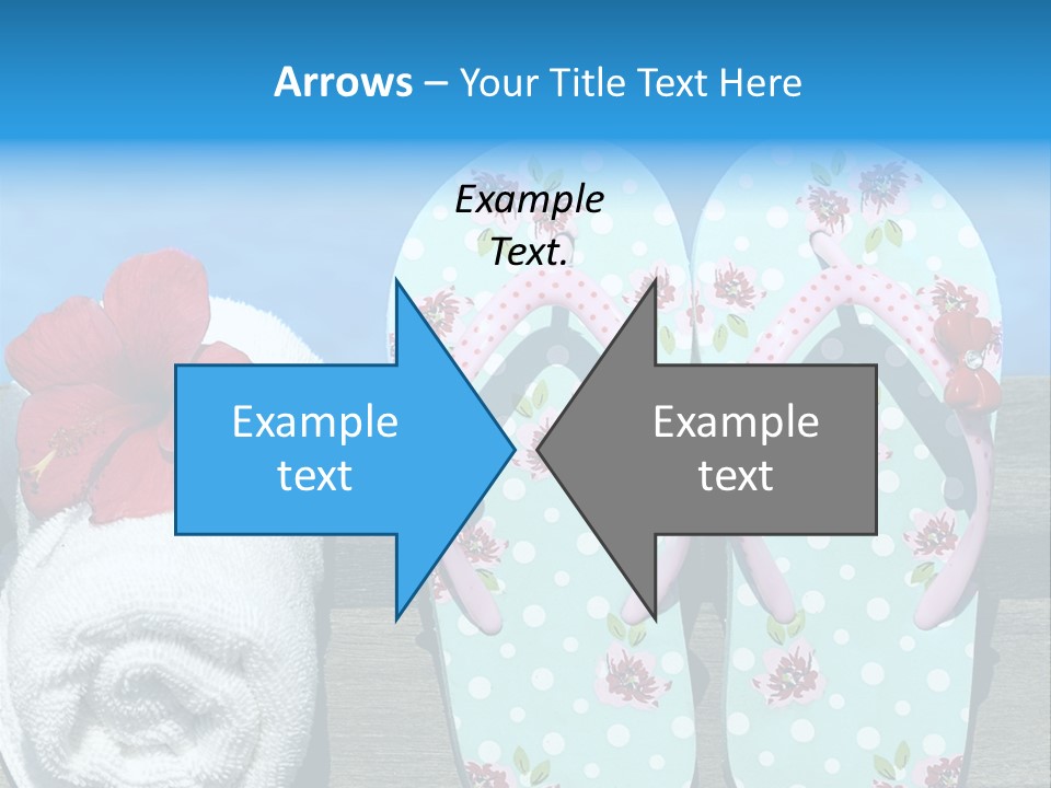 Exotic Footwear Accessory PowerPoint Template