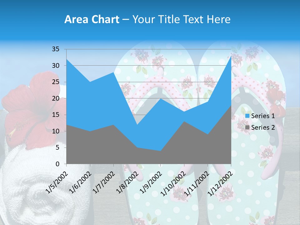 Exotic Footwear Accessory PowerPoint Template