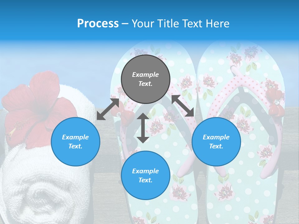 Exotic Footwear Accessory PowerPoint Template