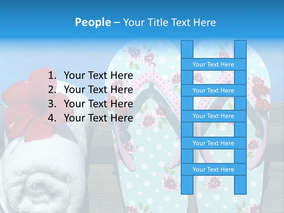 Exotic Footwear Accessory PowerPoint Template